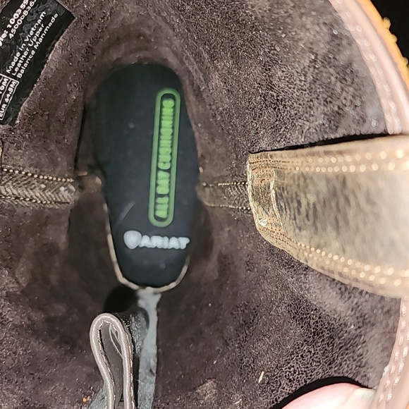 Ariat Men's Hybrid Big Boy Earth Orange Boots sz 11D Med - Picture 7 of 7